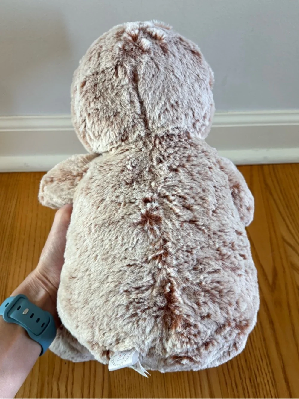 MANHATTAN TOY Woodlanders Ollie Hedgehog 12" Frosted Brown Plush Plush Soft 2016 - Picture 6 of 12